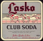 #ZLS164 - Lasko Club Soda Label - Racing Scene
