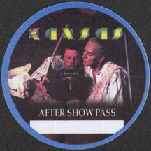 ##MUSICBP0142  - Kansas After Show Cloth OTTO Backstage Pass