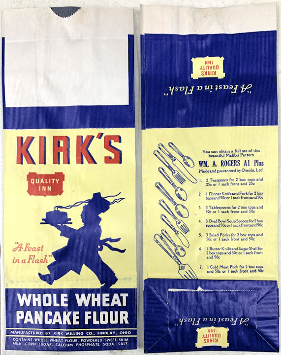 #CS584 - Kirk's Whole Wheat Pancake Flour Bag