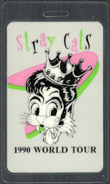 ##MUSICBP1762 - Stray Cats OTTO Laminated Backstage Pass from the 1990 World Tour