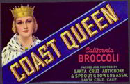 #ZLCA*043 - Coast Queen California Broccoli Label