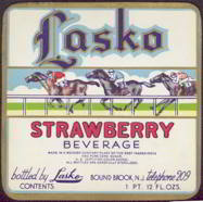 #ZLS117 - Lasko Strawberry Beverage Label