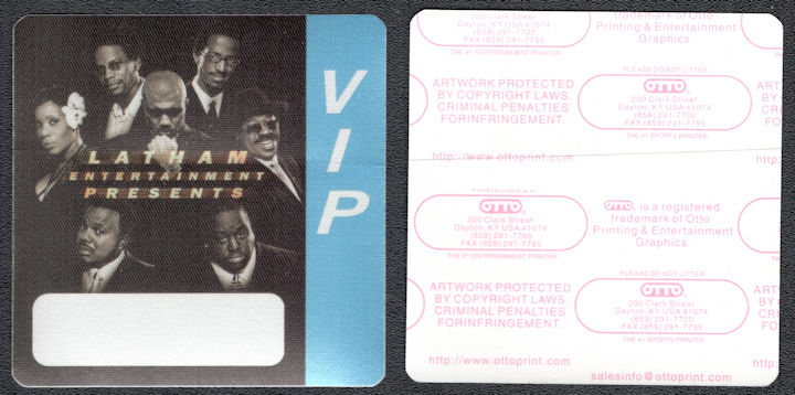 ##MUSICBP1264 -  Latham Entertainment Presents OTTO Cloth VIP Pass from 2002-2003 - Comedians