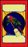 #ZLB020 - Parrot Broom Label