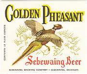 #ZLBE014 - Golden Pheasant Beer Label