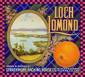 #ZLC100 - Loch Lomond Orange Crate Label