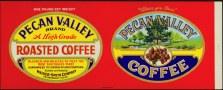 #ZLCA039 - Beautiful Early Pecan Valley Coffee Label