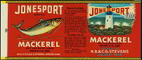 #ZLCA051 - Jonesport Mackerel Can Label