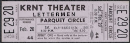 ##MUSICBPT0044 - 1971 The Lettermen Ticket from the KRNT Theater