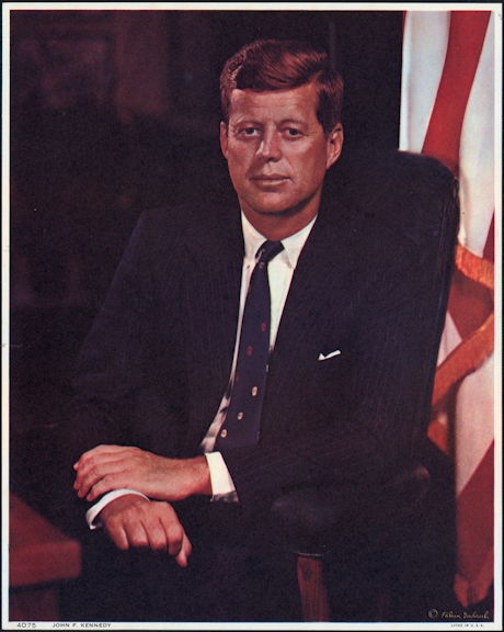 #PL347 - Large John F. Kennedy Promotional Picture