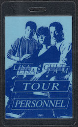 ##MUSICBP0981 - 1988 Lisa Lisa and Cult Jam Laminated Personnel Pass from the Spanish Fly Tour