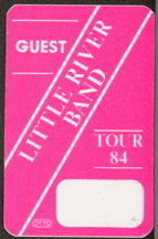 #MUSIC116  - Little River Band 1984 Tour OTTO Backstage Pass
