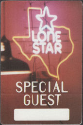 ##MUSICBP0922 - Lonestar OTTO Cloth "Special Guest" Backstage Pass from the Lonely Grill Tour