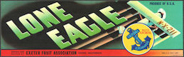 #ZLSG016 - Lone Eagle Grape Crate Label