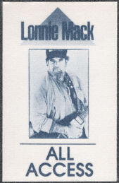 ##MUSICBP1414 - Lonnie Mack OTTO Cloth All Access Pass from around 1990