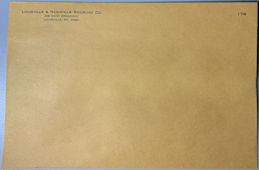 #CA163 - Louisville & Nashville Railroad Co. Envelope