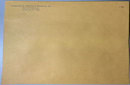 #BGTransport163 - Louisville & Nashville Railroad Co. Envelope