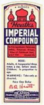#ZBOT018 - Heath's Imperial Compound Label