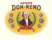 #ZLSC009 - Apter's Don-Remo Cigar Box Label
