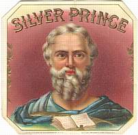 #ZLSC018 - Silver Prince Moses Cigar Label