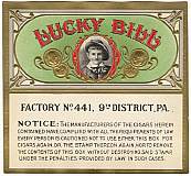 #ZLSC021 - LUCKY BILL (warning label) Outer Cigar Box Label