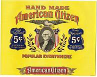 #ZLSC024 - American Citizen Inner Cigar Box Label