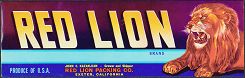 #ZLSG018 - Red Lion Grape Crate Label