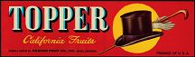 #ZLSG020 - Topper California Fruit Crate Label