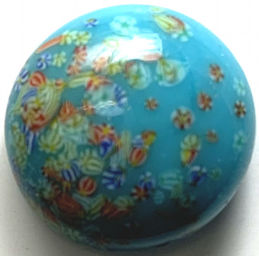 #BEADS0969 - Robin Egg Blue Colored Base 17mm G...