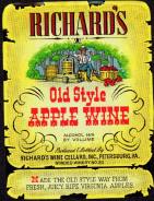 #ZLW025 - Richard's Old Style Apple Wine Label
