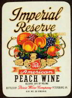 #ZLW047 - Imperial Reserve American Peach Wine Label