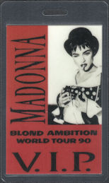 ##MUSICBP0750 - Madonna VIP Laminated T-Bird Backstage Pass from the Blonde Ambition Tour