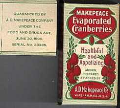 #CS013 - Makepeace Evaporated Cranberries Box
