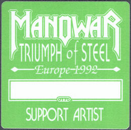 ##MUSICBP1639 - Rare Manowar OTTO Cloth Support...