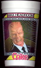 #CC122- Max Headroom Coke Cup