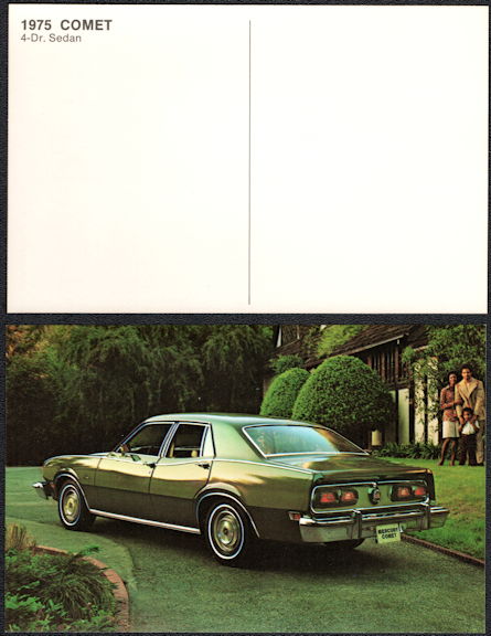 #BGTransport516 - 1975 Ford/Mercury Comet Advertising Postcard