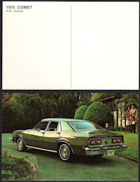 #BGTransport516 - 1975 Ford/Mercury Comet Advertising Postcard