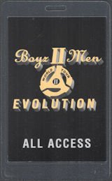 ##MUSICBP2146  - Boyz II Men T-Bird All Access Pass from the 1997 Evolution World Tour