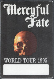 ##MUSICBP1609 - Mercyful Fate OTTO Cloth Backstage Pass from the 1995 World Tour