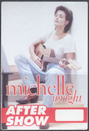 ##MUSICBP1619 - Michelle Wright OTTO Cloth After Show Pass from the 1996 For Me It's You Tour