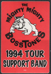 ##MUSICBP0999  -  1994 Mighty Mighty Bosstones Cloth Support Band OTTO Backstage Pass 