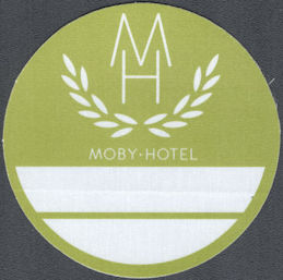 ##MUSICBP1623 - Moby OTTO Cloth Backstage Pass from the 2005 Hotel Tour