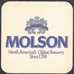 #TMSpirits085 - Molson Beer Coaster