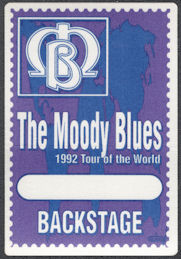 ##MUSICBP1305  - 1992 Moody Blues Tour of the W...