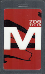 ##MUSICBP1934 - Uncommon U2 Laminated OTTO Backstage Pass from the Zoo TV Tour