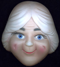 #TY554 - Crystal Eye Mrs. Santa Claus Doll Mask