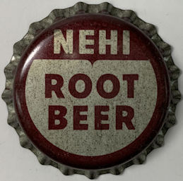 #BC126 - Group of 10 Cork Lined Nehi Root Beer Soda Caps