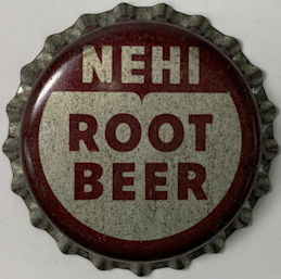 #BF126 - Group of 10 Cork Lined Nehi Root Beer Soda Caps