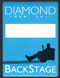 ##MUSICBP1007 - Neil Diamond Cloth Backstage Pass from the 2011 Tour