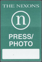 ##MUSICBP1636 - The Nixons OTTO Cloth Press/Photo Pass from the Self Titled Tour